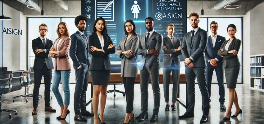 At AiSign, we make digital signatures easy. Our team comes from different backgrounds, but we all want to make signing documents simple and safe.