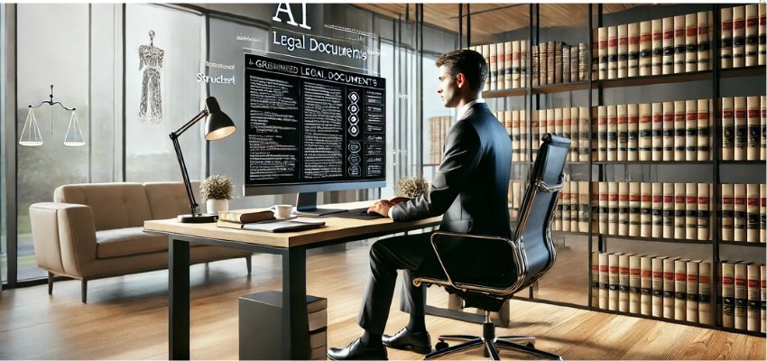 AI contract drafting uses AI to create legal contracts based on user input and templates.