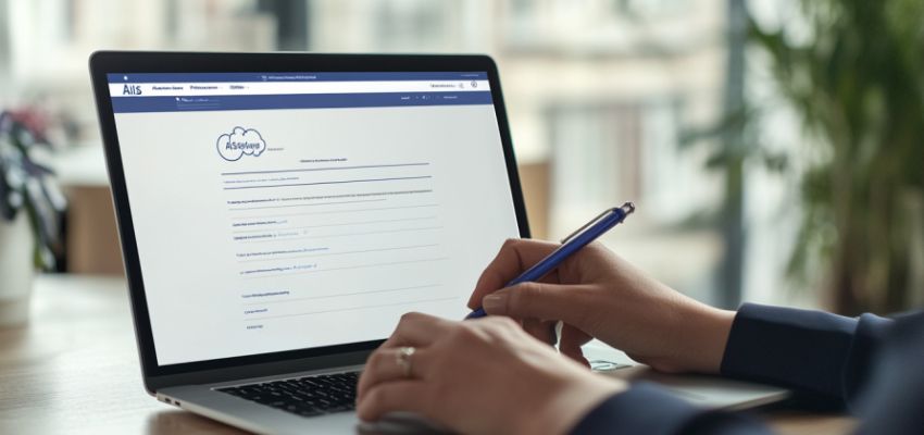The person studies how to use cloud-based contract management.