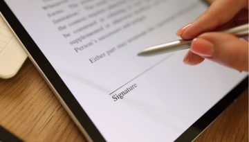 A professional chooses a secure and safe online document signing.