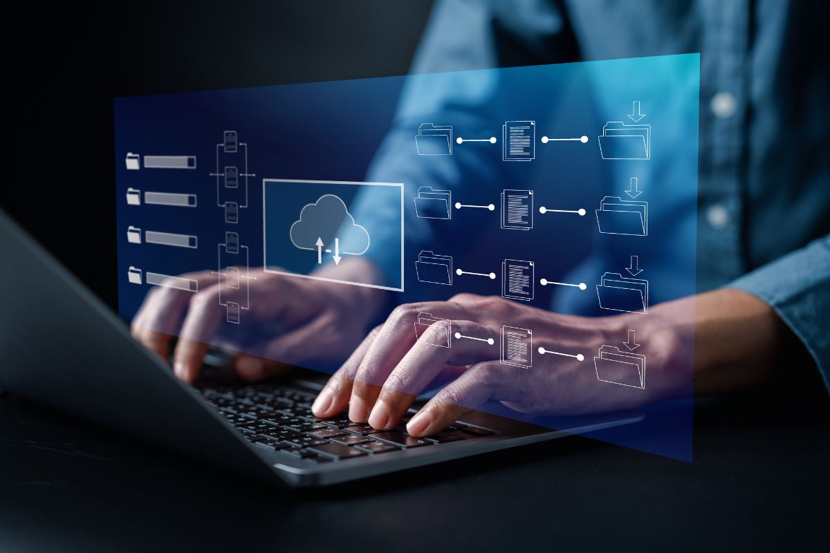 An organization sends confidential files across email servers, cloud platforms, and internal networks.