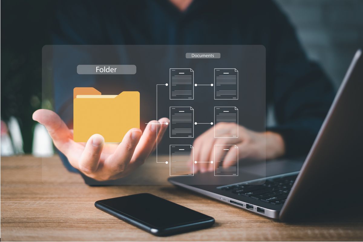 The employee used document security encryption.